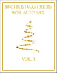 10 Christmas Duets for Alto Sax (Vol. 3) P.O.D. cover